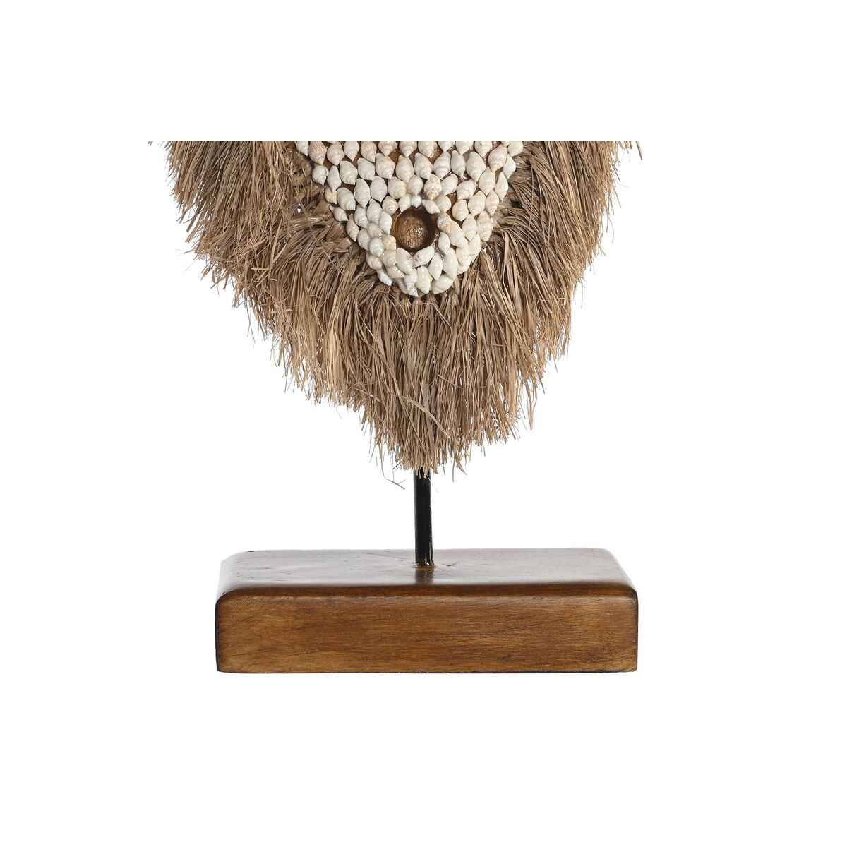 Decorative Figure DKD Home Decor Natural Mask Fibre (30 x 10,5 x 53 cm)