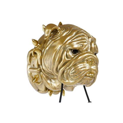 Wall Lamp Home ESPRIT Golden Resin 50 W Modern Bulldog 220 V 25 x 23 x 29 cm