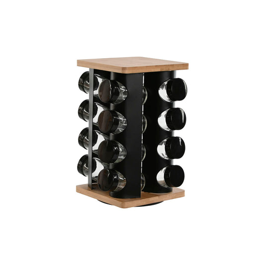 Bamboo Spice Rack Home ESPRIT 20 x 20 x 28 cm