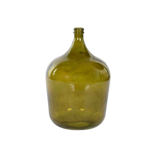 Vase Home ESPRIT Green Tempered Glass 36 x 36 x 56 cm