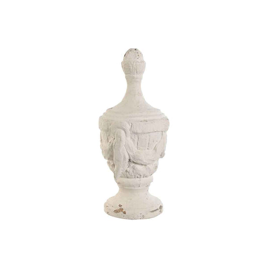 Decorative Figure Home ESPRIT White Stripped 23 x 23 x 51 cm