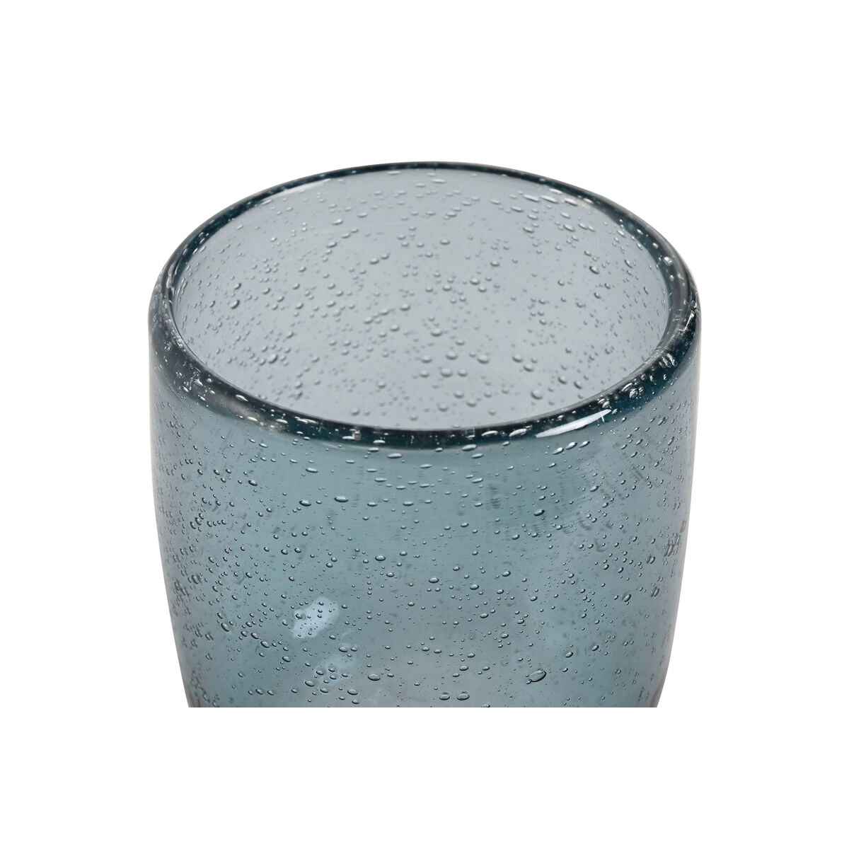 Set of cups Home ESPRIT Blue Crystal 300 ml 8 x 8 x 14 cm (6 Units)