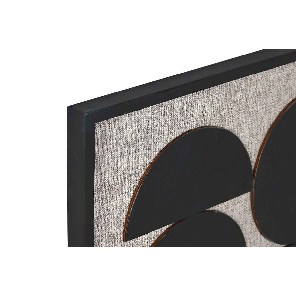 Painting Home ESPRIT Black Beige Modern 60 x 3 x 80 cm (2 Units)