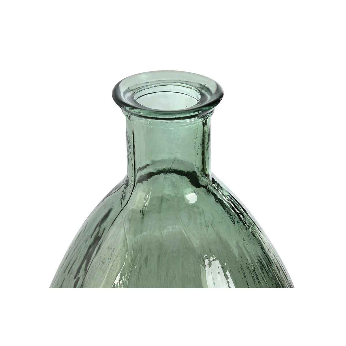 Vase Home ESPRIT Green Recycled glass 30 x 30 x 59 cm