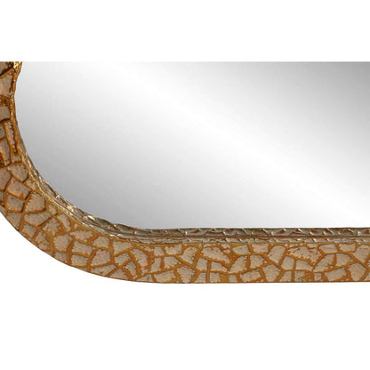 Wall mirror Home ESPRIT Golden Modern 60 x 6,5 x 126,5 cm