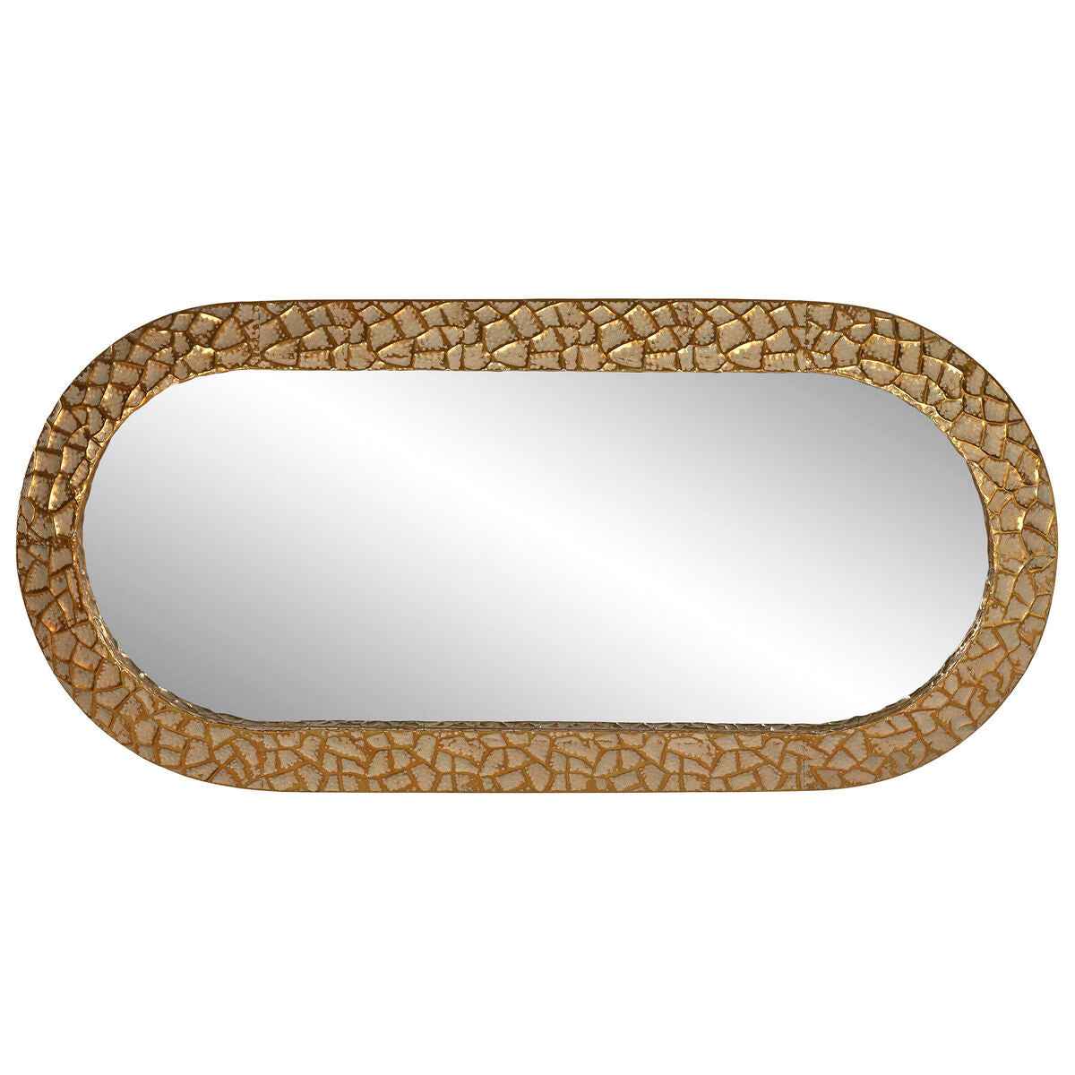 Wall mirror Home ESPRIT Golden Modern 60 x 6,5 x 126,5 cm