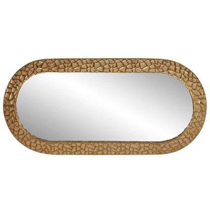 Wall mirror Home ESPRIT Golden Modern 60 x 6,5 x 126,5 cm