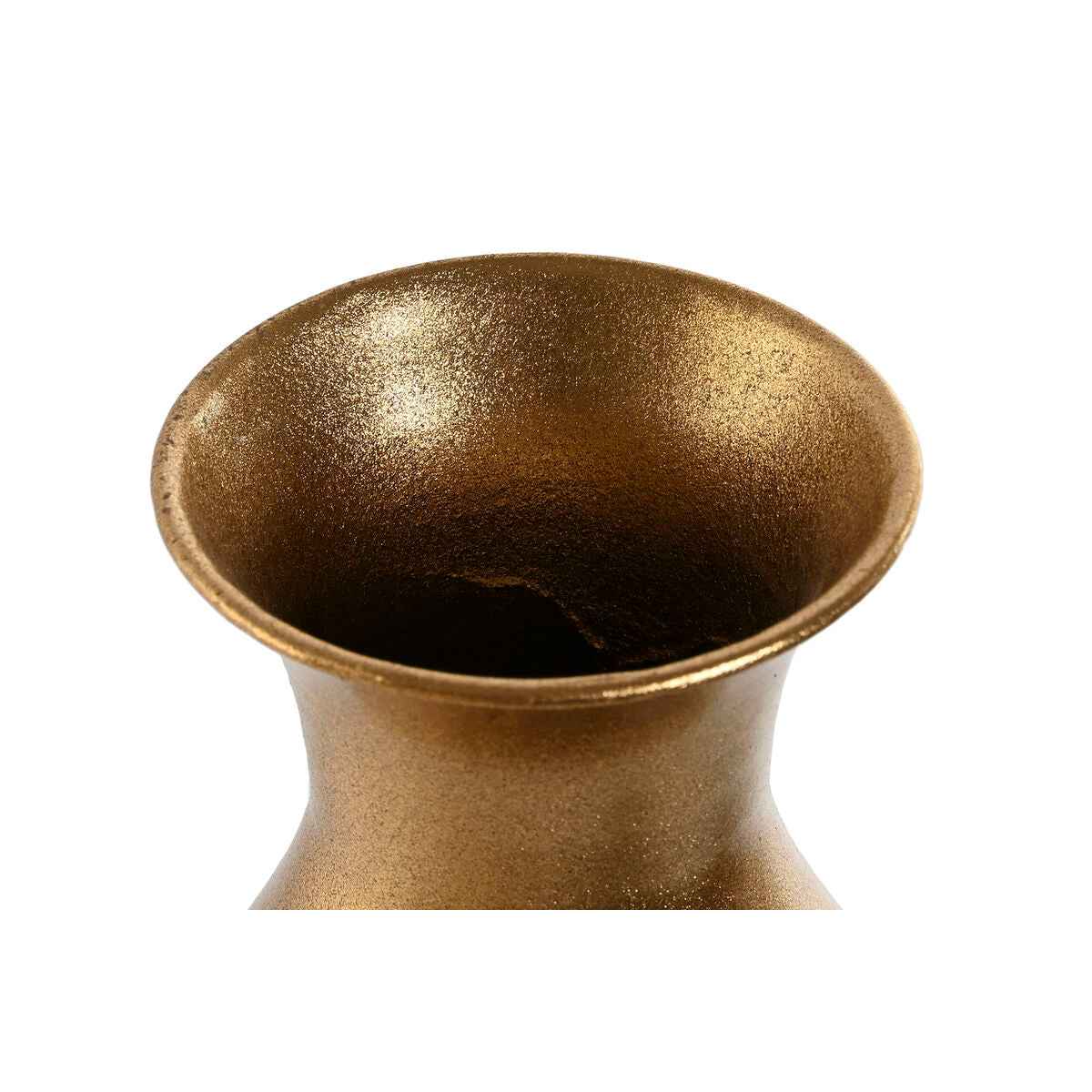 Vase Home ESPRIT Golden Metal Modern 29 x 29 x 71 cm