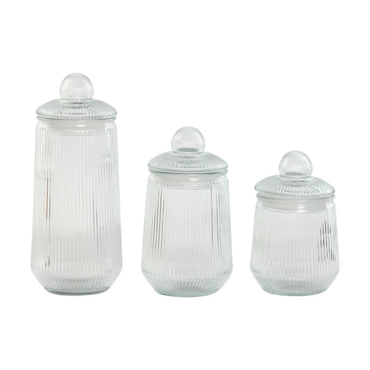 3 Tubs Home ESPRIT Transparent Silicone Crystal 1,4 L 3 Pieces - byKim