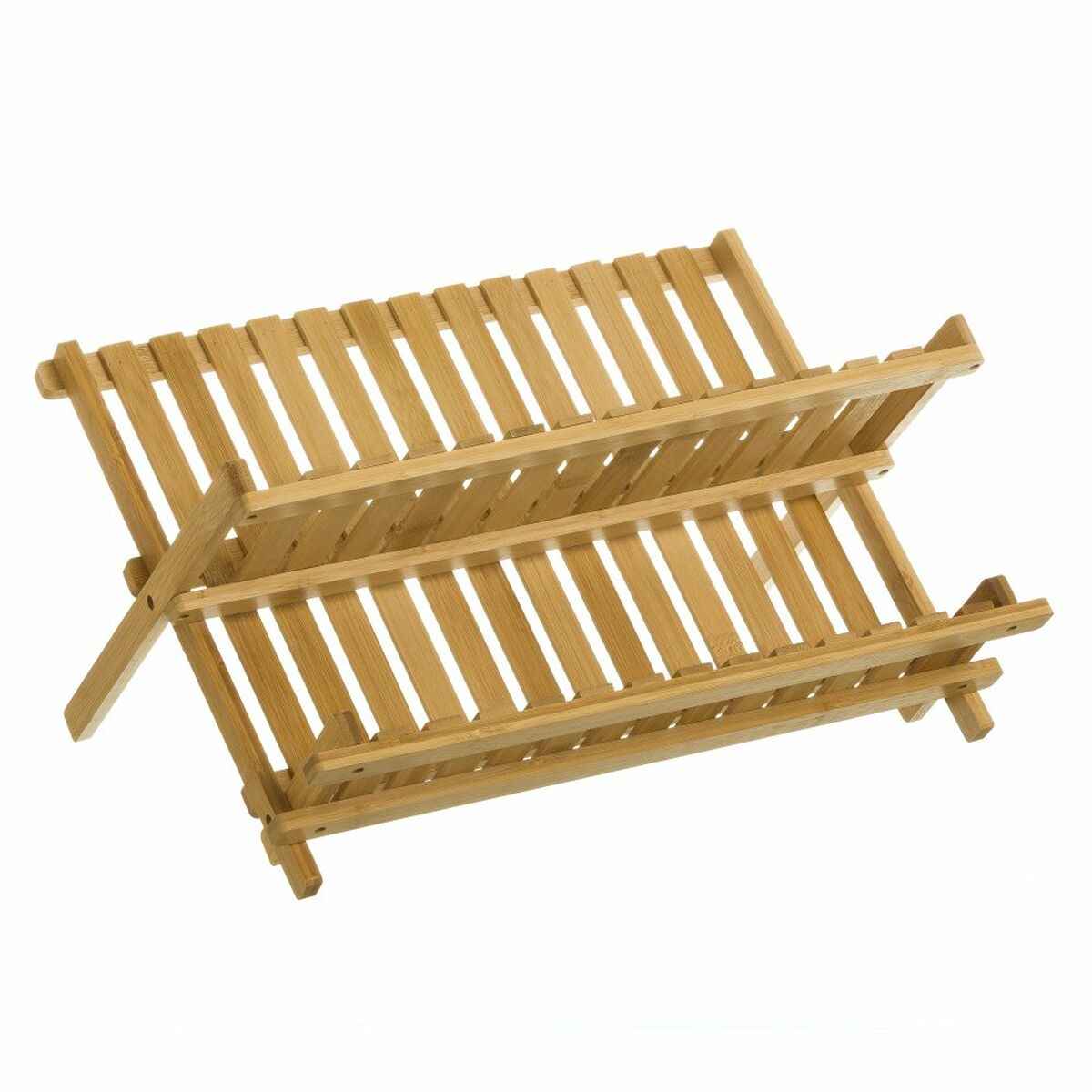 Draining Rack for Kitchen Sink Natural 45 x 34 x 24 cm