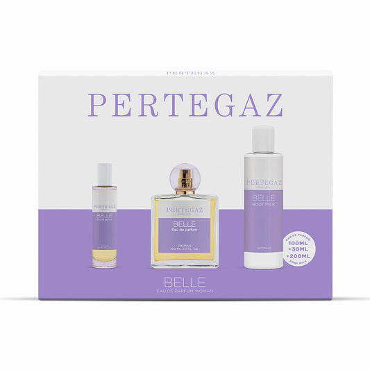 Women's Perfume Set Pertegaz Belle 3 Pieces Pertegaz