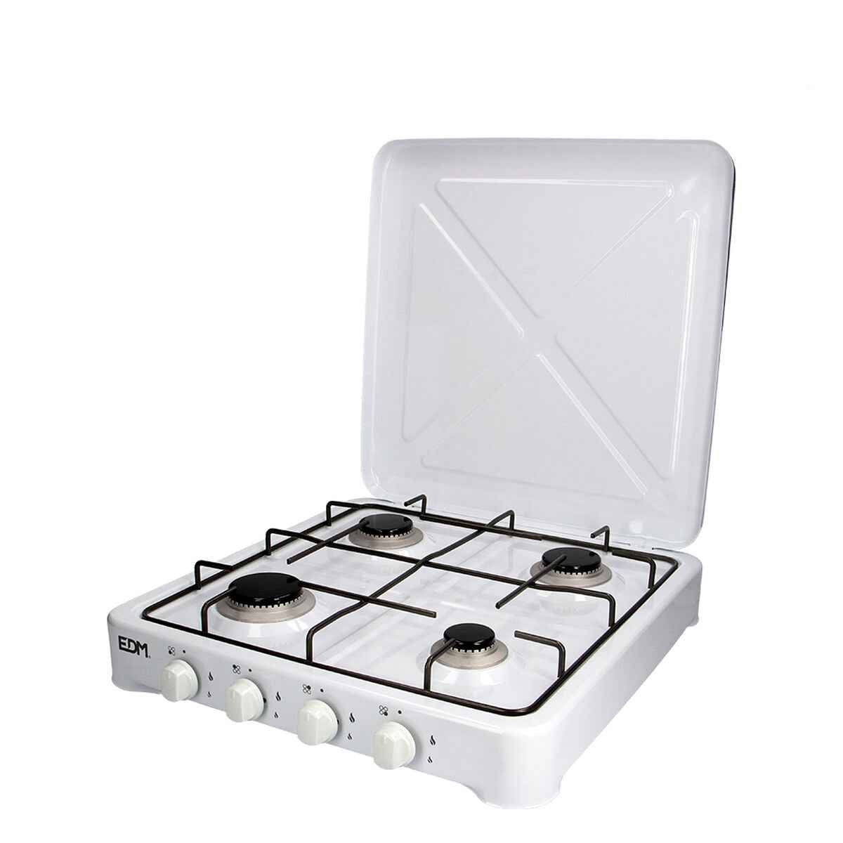 Gas Cooker EDM 07422 White 1500 W