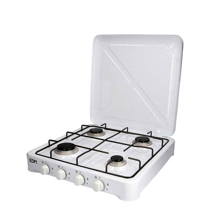 Gas Cooker EDM 07422 White 1500 W