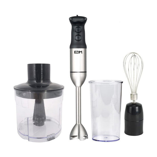 Hand-held Blender EDM 07648 Black Silver 1200 W