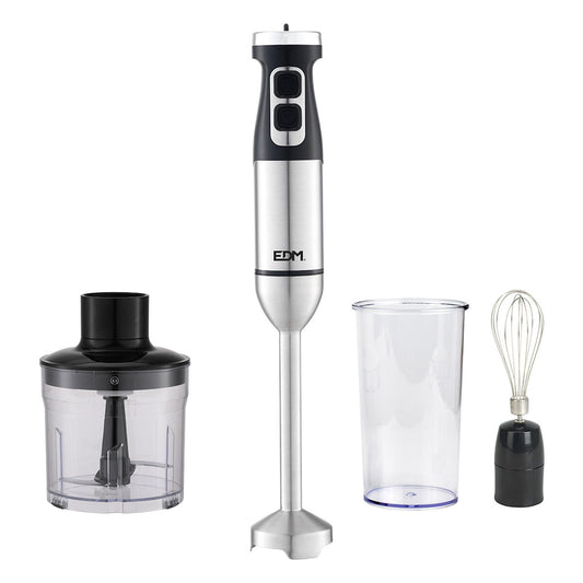 Multifunction Hand Blender with Accessories EDM 07770 Black Silver 1700 W