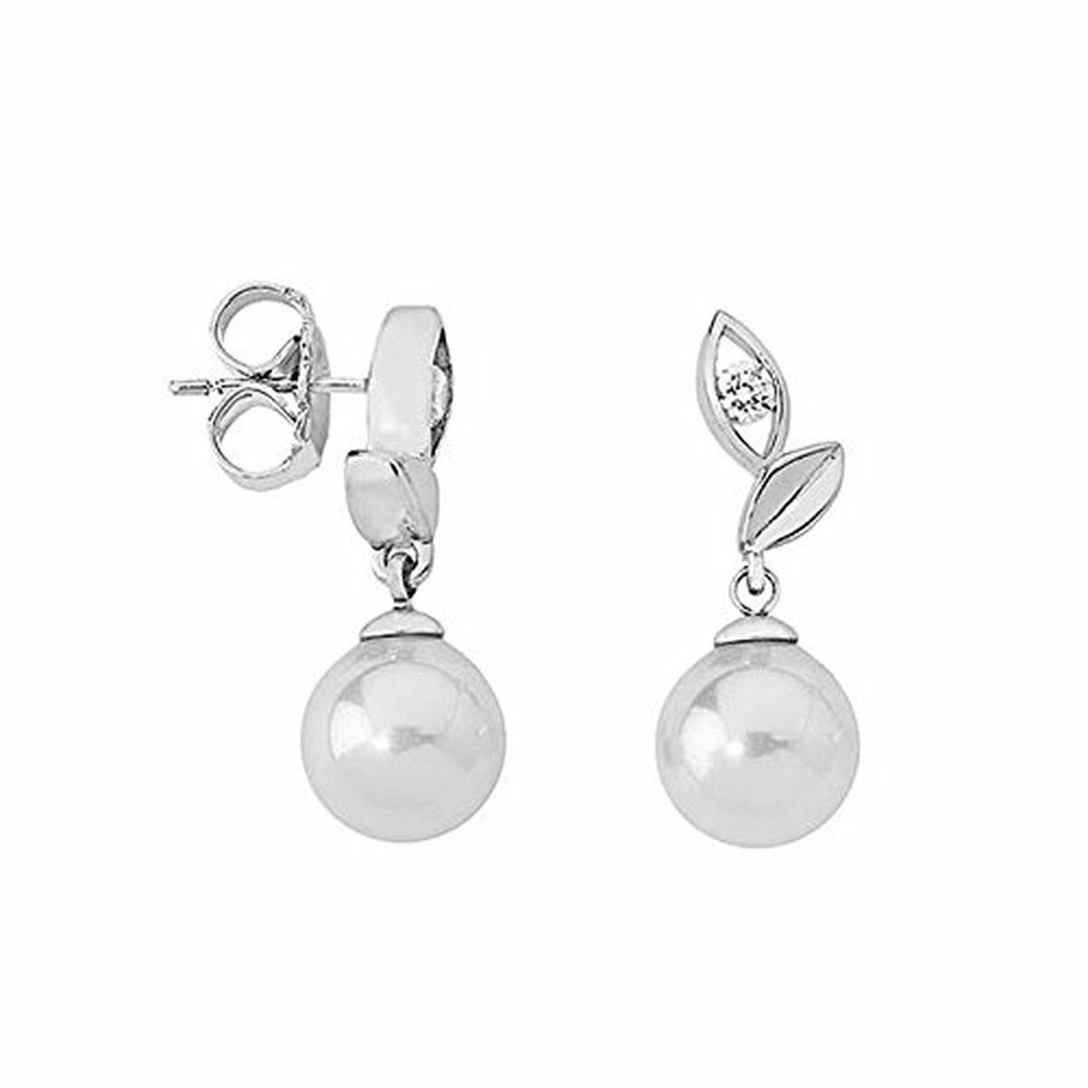 Ladies' Earrings Majorica Sterling silver Sterling silver 925