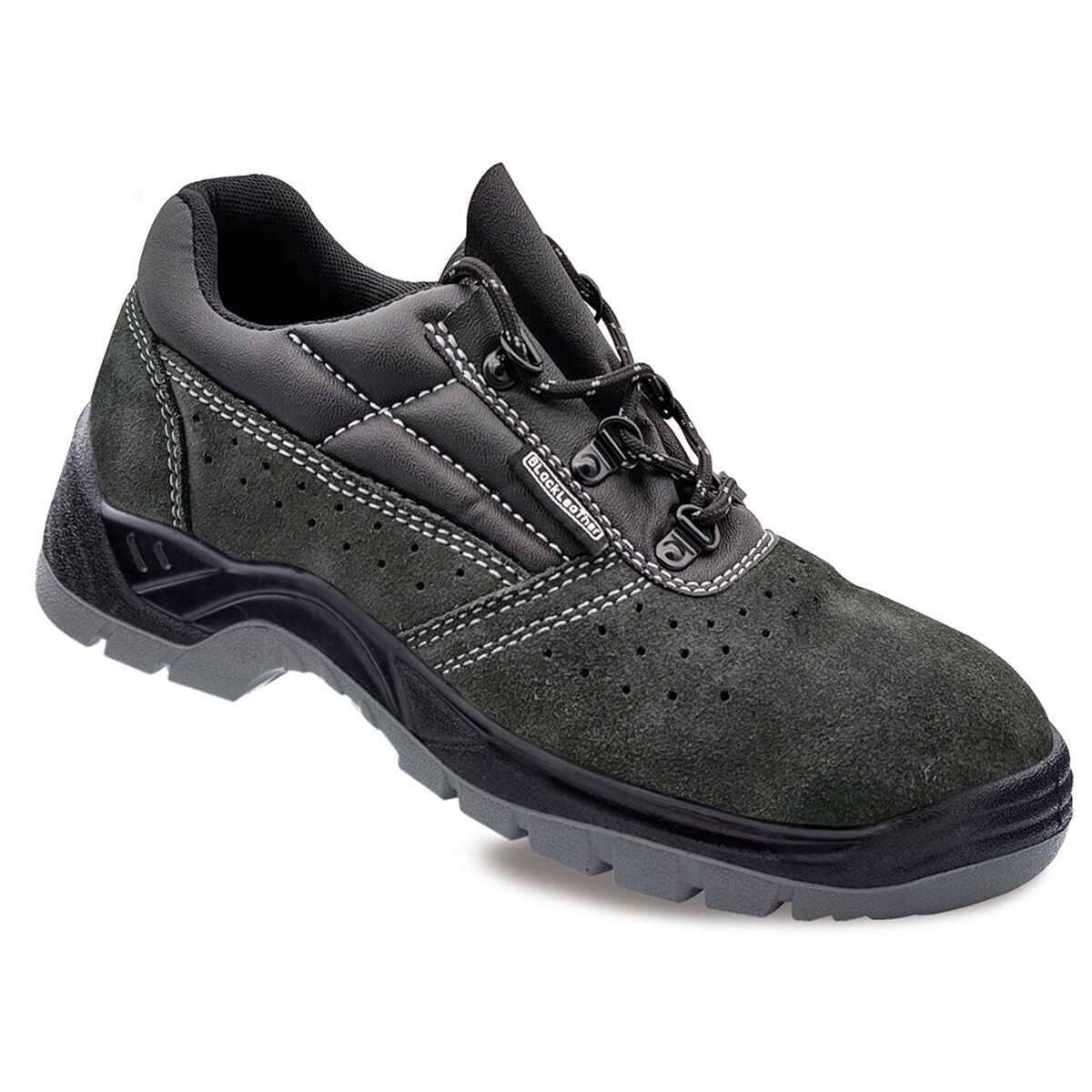 Safety shoes Blackleather Black S1P SRC