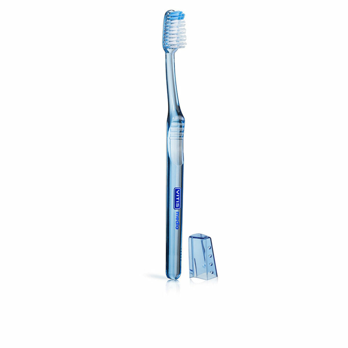 Toothbrush Vitis Medium Blue Vitis