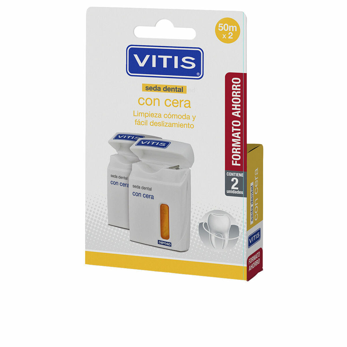 Dental Floss Vitis 50 m 2 Units Vitis