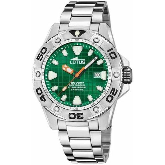 Men's Watch Lotus 18929/C Green Silver Lotus