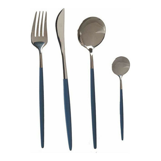 Cutlery Set Silver Grey Stainless steel (8 pcs) Kinvara