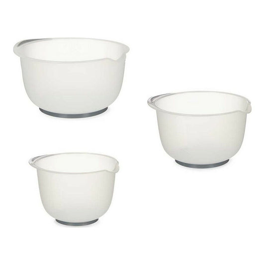 Measuring Bowl Grey 2,5 L 2 L 1,5 L polypropylene TPE (3 pcs) Kinvara