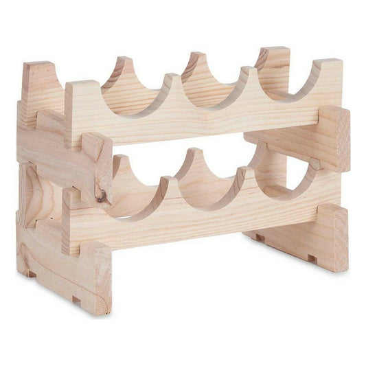 Bottle rack Kipit GL6G Natural 36,5 x 21 x 25 cm 6 bottles