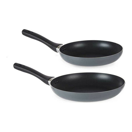 Set of pans Kinvara Grey Aluminium