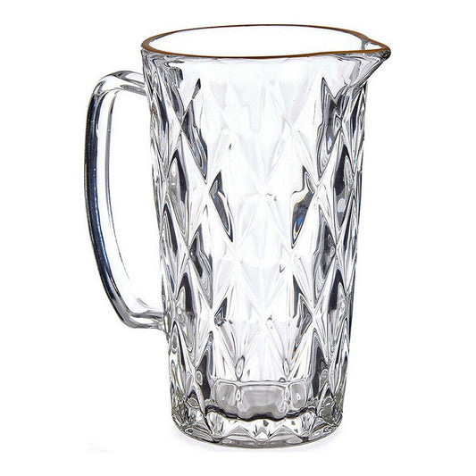 Jug Vivalto J-38DL/BHA1-M Transparent Golden Glass Diamond 1 L