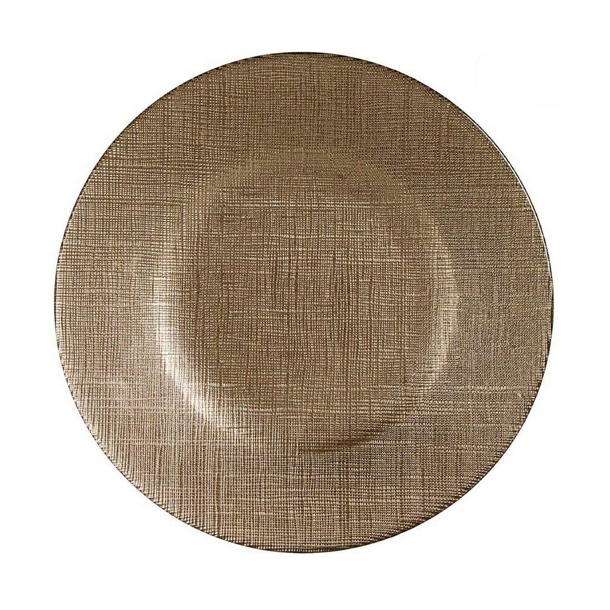 Flat Plate Vivalto 3239121P-5 Golden Glass 21 x 2 x 21 cm