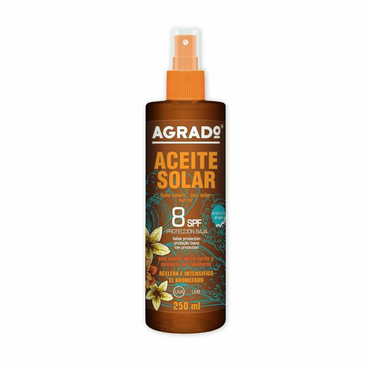 Tanning Enhancer Agrado Spf 8 250 ml