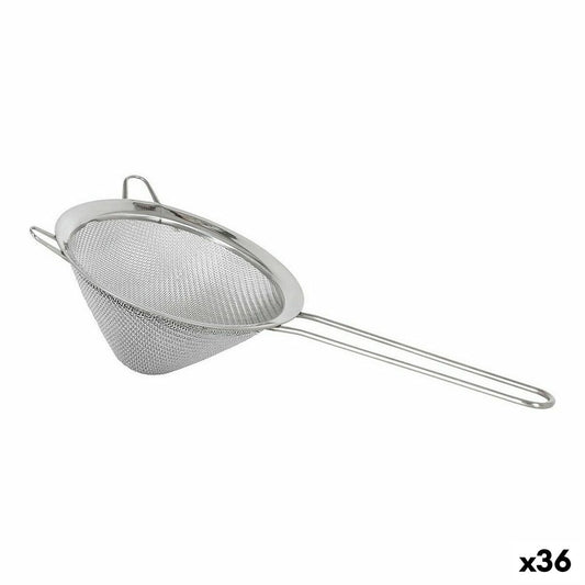 Stainless Steel Colander Quttin Conical Stainless steel (36 Units) (16 cm)