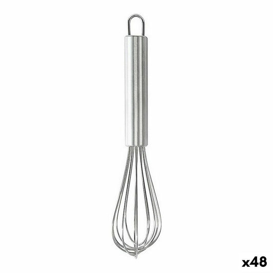 Mixer Whisks Stainless steel Silver 20 cm 1,5 mm (48 Units) BigBuy Home