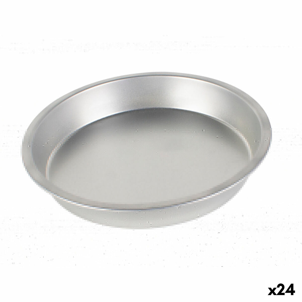 Baking tray Silver 22 x 3,5 cm (24 Units) BigBuy Home