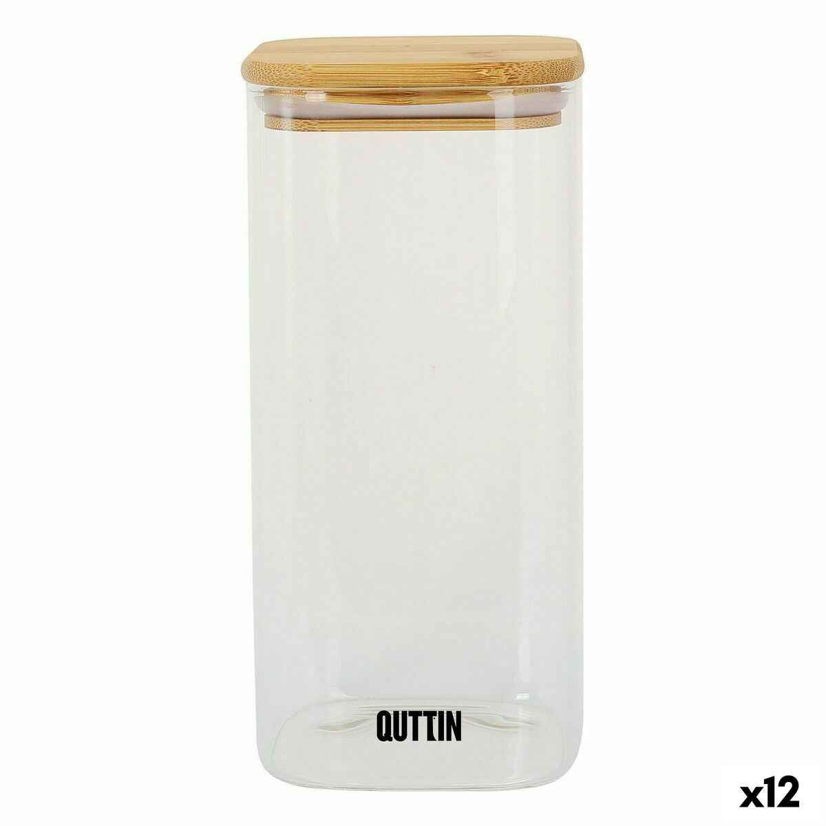 Jar Quttin Bamboo Squared 1,6 L (12 Units)