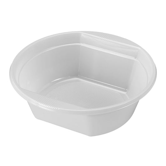 Set of reusable bowls Algon Circular White Plastic 500 ml 6 Units 16 x 16 x 5 cm