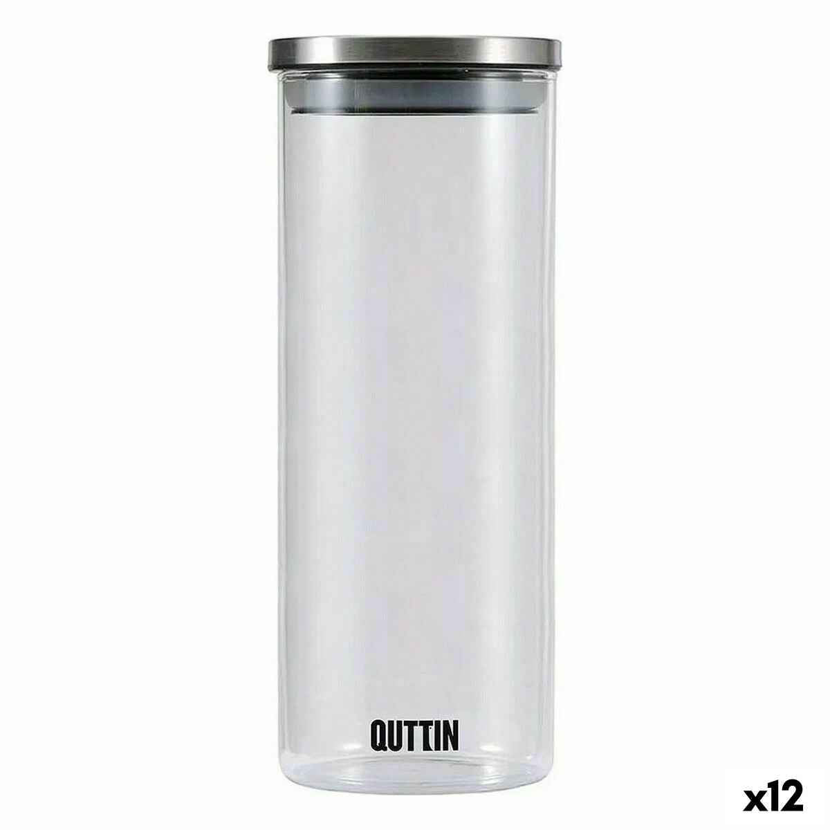 Jar Quttin Silicone 10 x 10 x 26 cm (12 Units)