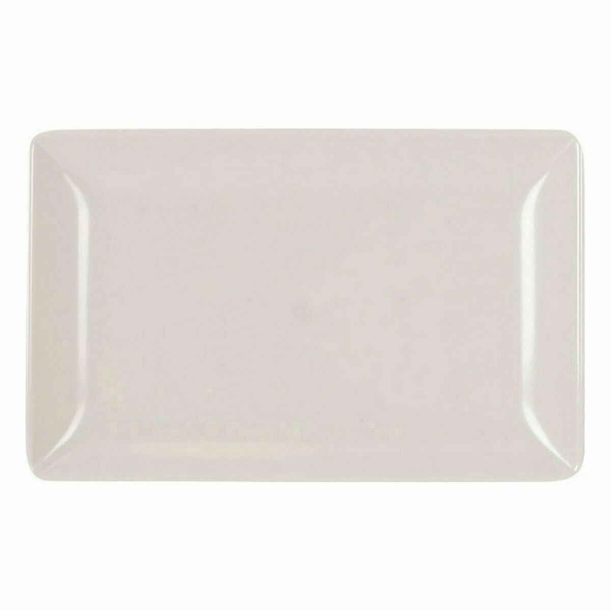 Snack tray La Mediterránea Melamin White Shine 20 x 13 x 2 cm (24 Units)