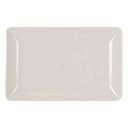 Snack tray La Mediterránea Melamin White Shine 20 x 13 x 2 cm (24 Units)