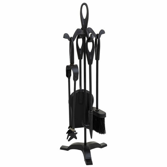 Fireplace Utensils Alexandra House Living Black Iron 19 x 61 x 19 cm Alexandra House Living