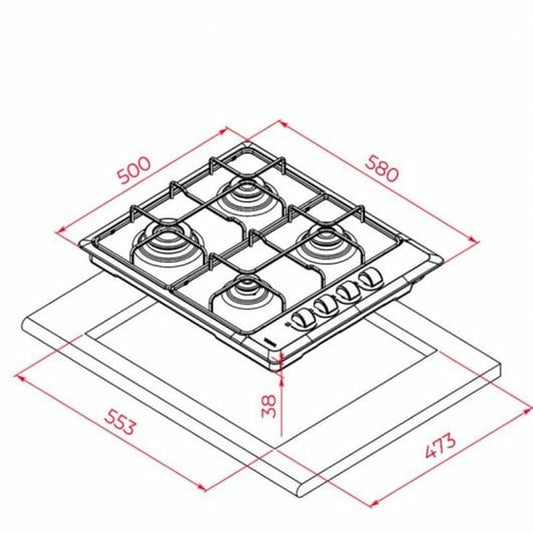 Gas Hob Teka HLX 640