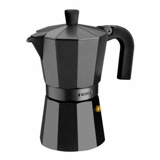 Italian Coffee Pot Monix Braisogona_M640001 Black Aluminium 1 Cup