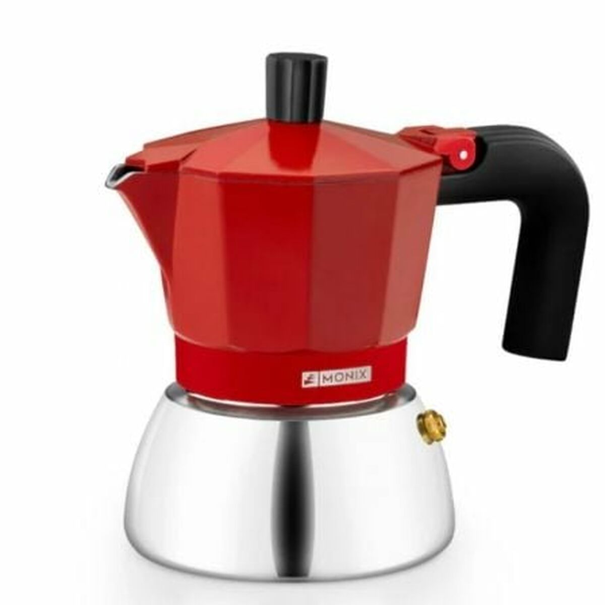 Italian Coffee Pot Monix M863106 Red Monix