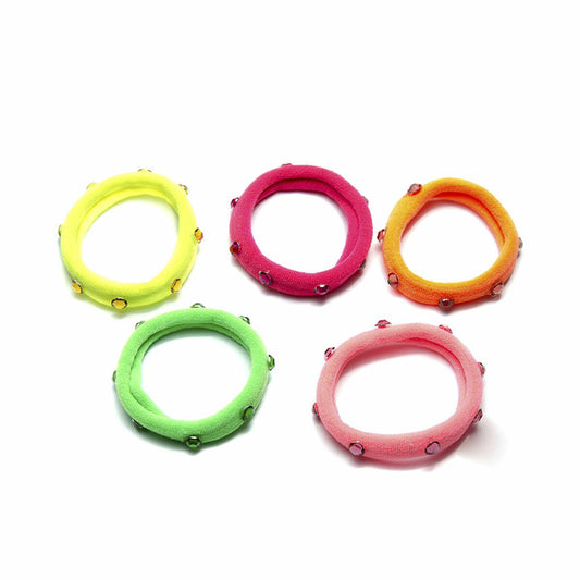 Hair ties Inca Multicolour Stone (5 Pieces) Inca