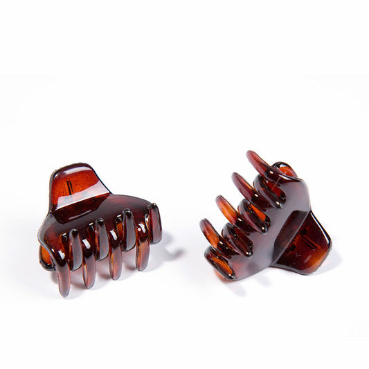 Hair clips Inca Pinza Pequeña Brown 2 Units Small Inca