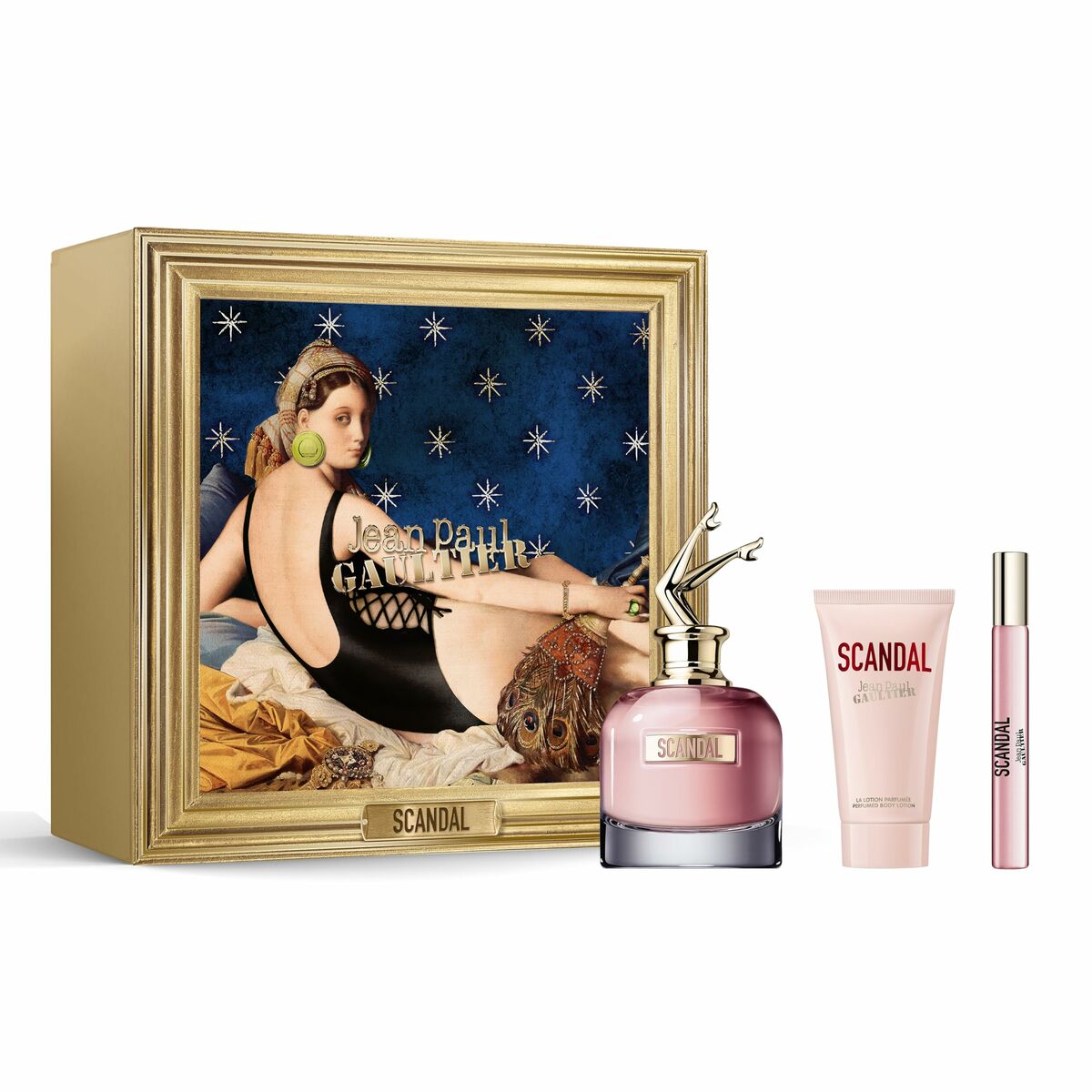 Women's Perfume Set Jean Paul Gaultier Scandal EDP 3 Pieces Jean Paul Gaultier