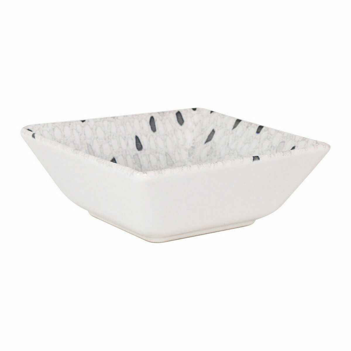 Bowl La Mediterránea Barroc Porcelain White 13 x 13 x 5 cm (28 Units)