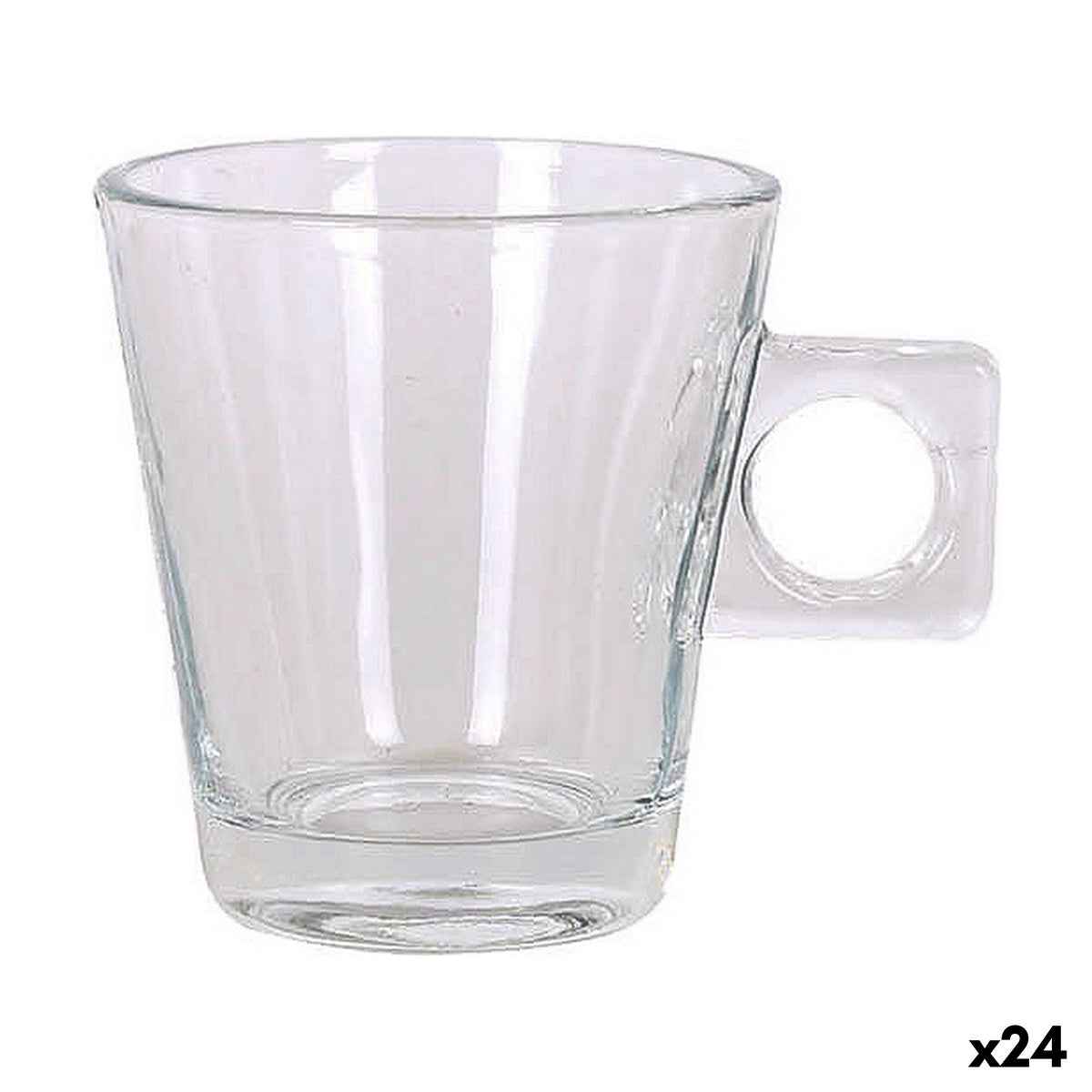 Piece Coffee Cup Set Inde Lima liso (3 Pieces) (24 Units)