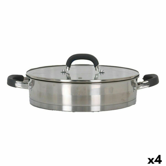 Casserole with glass lid Quttin 3,1 L (4 Units)