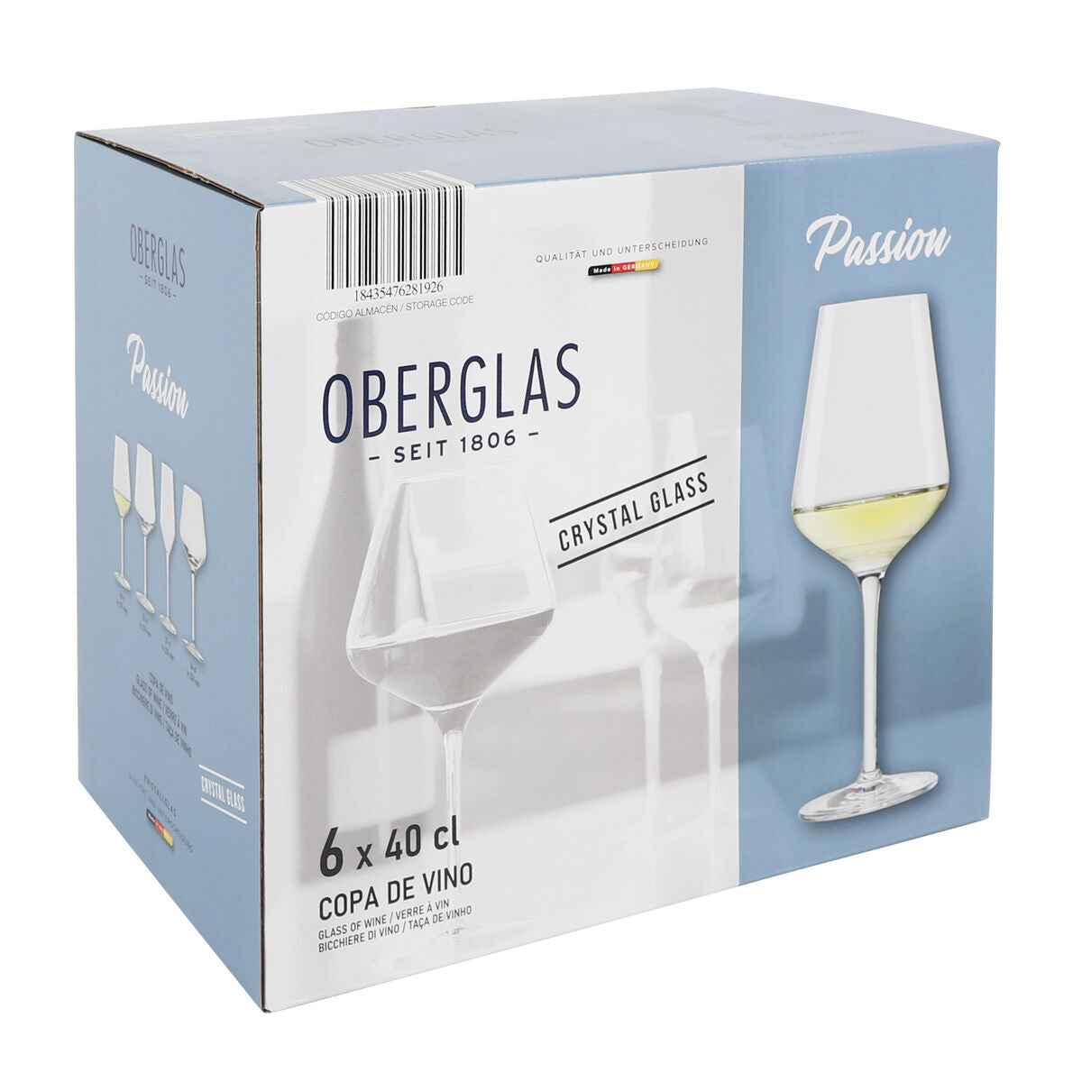 Wine glass set Inde Passion 400 ml 6 Pieces